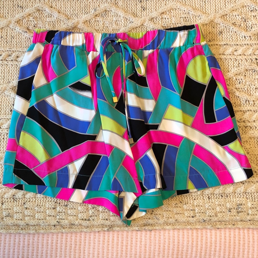 Alice & Trixie multicolor silk shorts